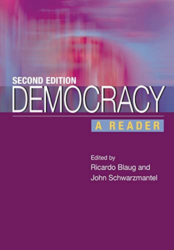 Beispielbild fr Democracy : A Reader zum Verkauf von Better World Books