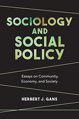 Stock image for Sociology and Social Policy: Essays on Community, Economy, and Society for sale by Midtown Scholar Bookstore