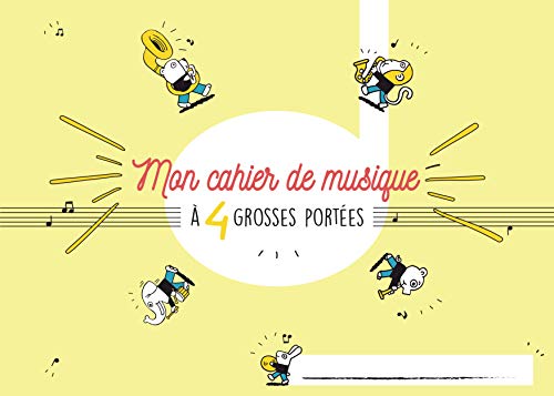 Stock image for Cahier de musique Enfant 4 portes 32 pages for sale by Librairie Th  la page