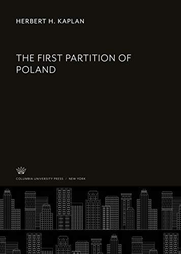 Beispielbild fr The First Partition of Poland zum Verkauf von Buchpark