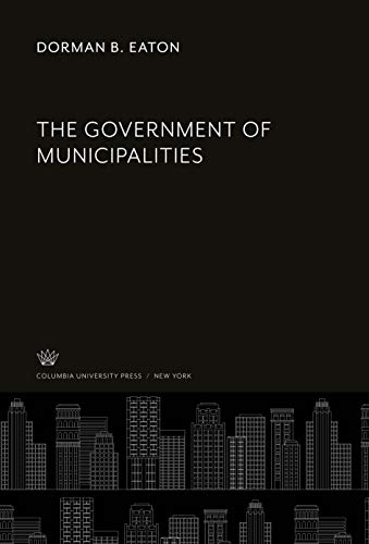 Beispielbild fr The Government of Municipalities zum Verkauf von Buchpark