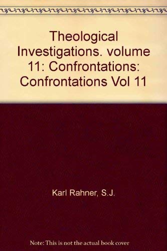 Beispielbild fr Theological Investigations: Confrontations 1, Volume X zum Verkauf von Windows Booksellers