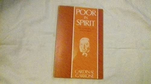 Stock image for Poor in Spirit : Awaiting All from God for sale by Better World Books