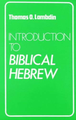 Beispielbild fr Introduction to Biblical Hebrew . zum Verkauf von Ganymed - Wissenschaftliches Antiquariat