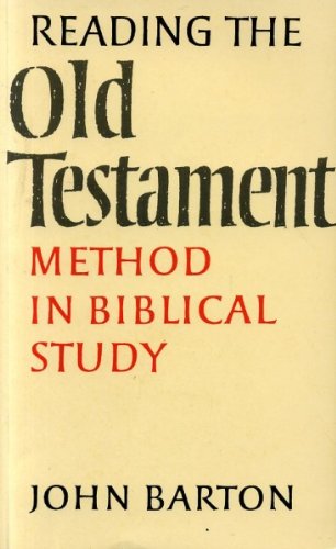 Beispielbild fr Reading the Old Testament: Method in Biblical Study zum Verkauf von WorldofBooks