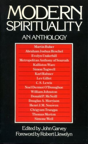 Beispielbild fr Modern Spirituality: An Anthology zum Verkauf von WorldofBooks