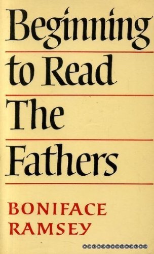 Stock image for Beginning to Read the Fathers for sale by Goldstone Books