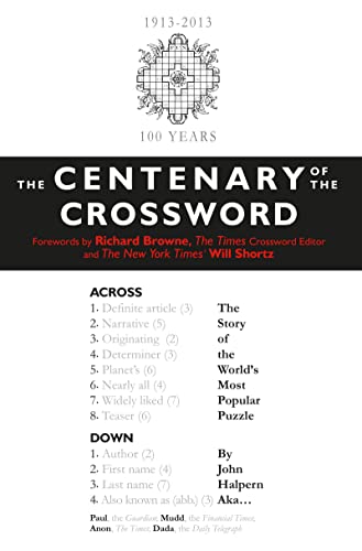 9780233003962: Centenary of the Crossword: The Story of the World's Most Popular Puzzle