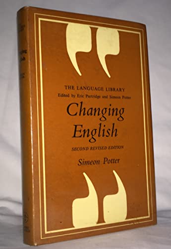 Imagen de archivo de Changing English a la venta por Better World Books