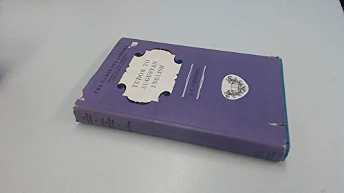 Stock image for Tudor to Augustan English A Study in Syntax & Style from Caxton to Johnson. (The Language Library) for sale by Harry Alter