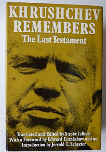 Stock image for Khrushchev Remembers, with an Introduction, Commentary and Notes by Edward Crankshaw for sale by ThriftBooks-Dallas