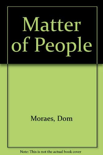 9780233965796: Matter of People
