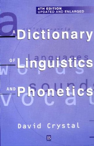 Stock image for First Dictionary of Linguistics&Phonetics for sale by Phatpocket Limited