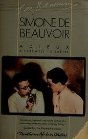 Stock image for Adieux : A Farewell to Sartre for sale by Better World Books