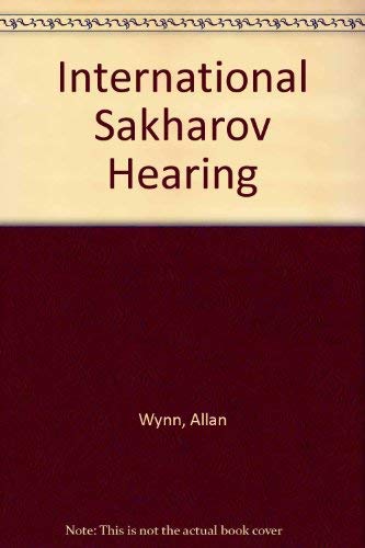 Stock image for The Fifth International Sakharov Hearing : Proceedings for sale by Better World Books