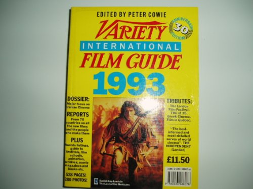 Beispielbild fr VARIETY INTERNATIONAL FILM GUIDE 1993 zum Verkauf von Verlag fr Filmschriften