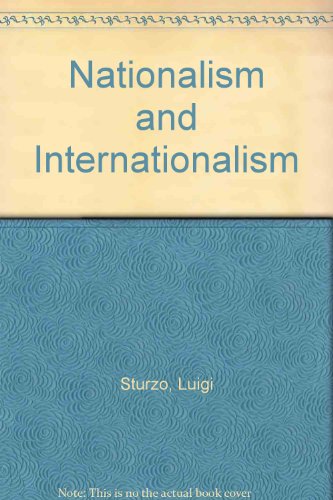 Stock image for Nationalism and Internationalism for sale by Better World Books