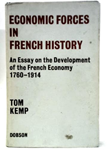 Beispielbild fr Economic Forces in French History zum Verkauf von Anybook.com