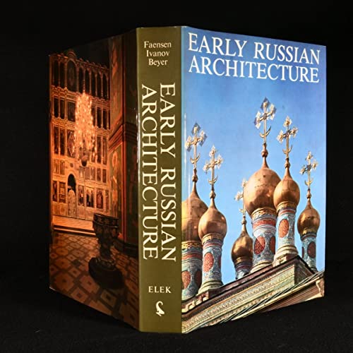 Beispielbild fr EARLY RUSSIAN ARCHITECTURE. zum Verkauf von Cambridge Rare Books