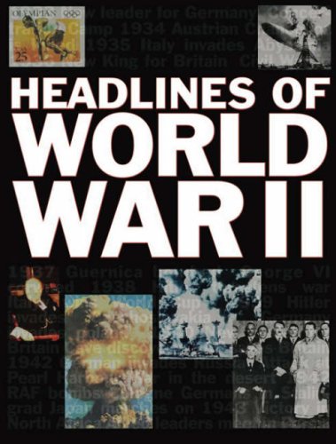 Stock image for Headlines of World War II for sale by Better World Books Ltd