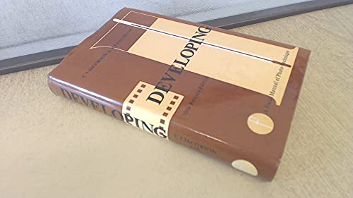 Beispielbild fr Developing: The Technique of the Negative zum Verkauf von WorldofBooks