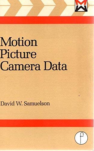 Beispielbild fr Motion Picture Camera Data zum Verkauf von Better World Books