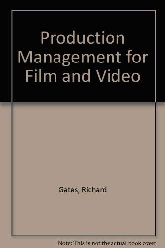 Stock image for Production Management for Film and Video for sale by GF Books, Inc.