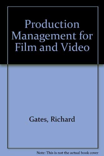 Imagen de archivo de Production Management for Film and Video a la venta por ThriftBooks-Dallas