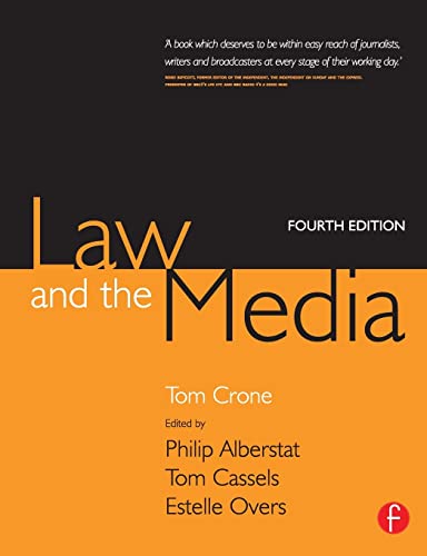 Beispielbild fr Law and the Media zum Verkauf von WorldofBooks