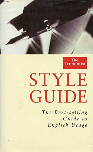 Stock image for Economist Style Guide for sale by Better World Books: West