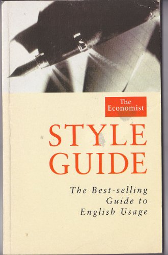 Imagen de archivo de The Economist Style Guide a la venta por AwesomeBooks