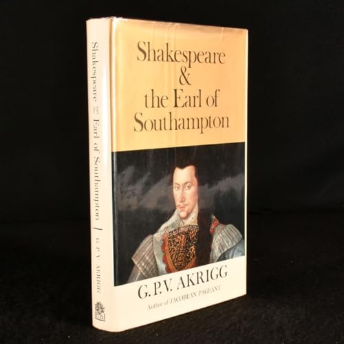 Imagen de archivo de Shakespeare and the Earl of Southampton a la venta por Better World Books