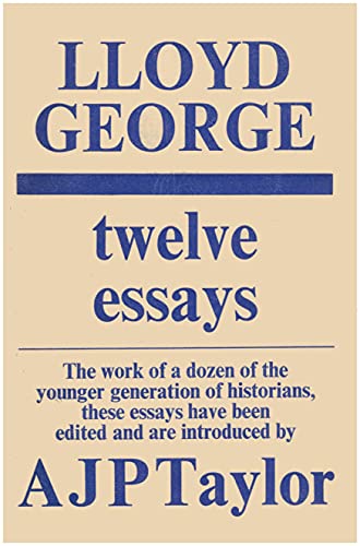 Stock image for Lloyd George: Twelve Essays for sale by Goldstone Books