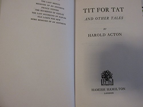 Imagen de archivo de Tit for tat, and other tales, a la venta por Half Moon Books