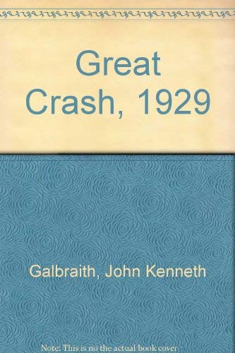 Stock image for The Great Crash, 1929 (3rd Edn) for sale by Anybook.com
