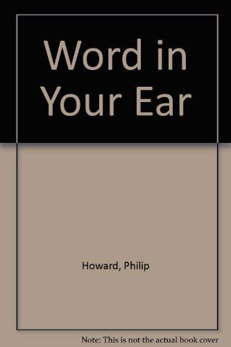 Stock image for Word in Your Ear for sale by Hay-on-Wye Booksellers