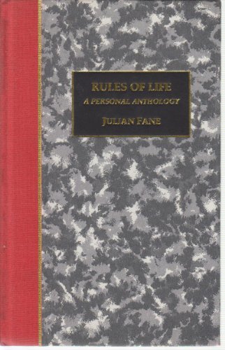 Imagen de archivo de Rules of Life: A Personal Anthology a la venta por The Bark of the Beech Tree