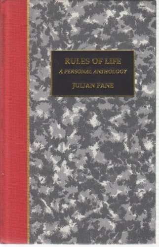 Stock image for Rules of Life: A Personal Anthology for sale by The Bark of the Beech Tree