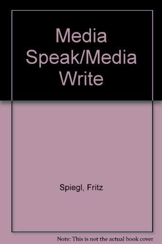 Stock image for Media Speak/Media Write for sale by Infinity Books Japan