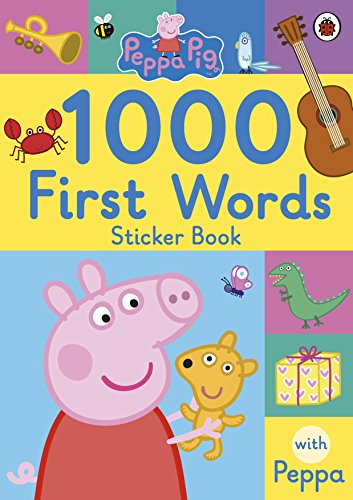 Beispielbild fr Peppa Pig: 1000 First Words Sticker Book zum Verkauf von Blackwell's