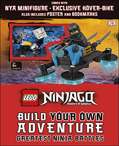 Stock image for LEGO NINJAGO Build Your Own Adventure Greatest Ninja Battles: with Nya minifigure and exclusive Hover-Bike model (LEGO Build Your Own Adventure) for sale by WorldofBooks