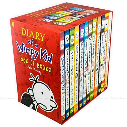 Imagen de archivo de Diary of a Wimpy Kid 12 Books Complete Collection Set New(Diary Of a Wimpy Kid,Rodrick Rules,The Last Straw,Dog Days,The Ugly Truth,Cabin Fever,The Third Wheel,Hard Luck,The Long Haul,Old School.etc a la venta por PhinsPlace