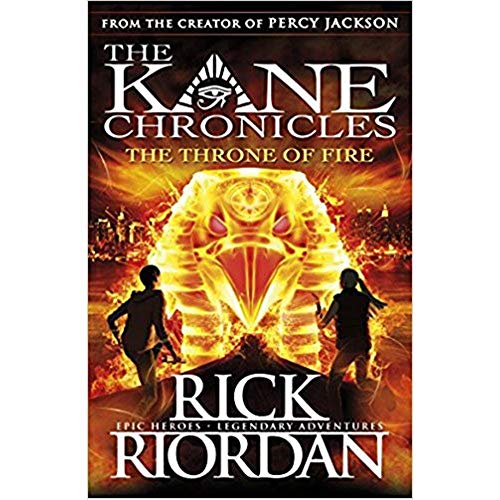 Imagen de archivo de THE KANE CHRONICLES THE THRONE OF FIRE, RICK RIORDAN a la venta por AwesomeBooks