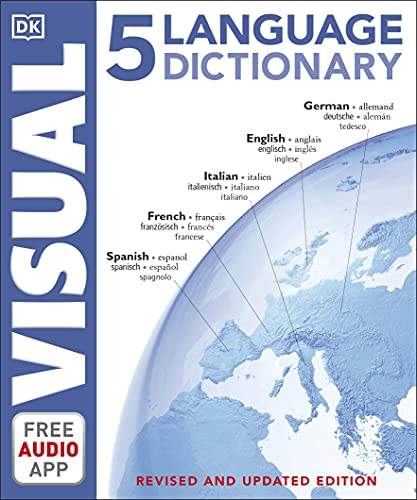 9780241413036: 5 Language Visual Dictionary: Over 6,500 illustrated terms, labelled in English, French, German, Spanish and Italian