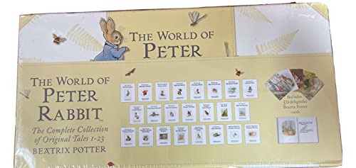 Stock image for The World of Peter Rabbit Complete Collection of Original Tales 1-23 Boxed Gift Set with 50 Beatrix Potter Cards. for sale by GF Books, Inc.