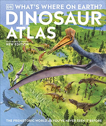 Imagen de archivo de What's Where on Earth? Dinosaur Atlas: The Prehistoric World as You've Never Seen it Before a la venta por WorldofBooks