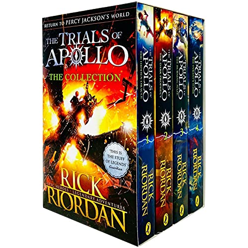 9780241534281: The Trials of Apollo Series Books 1 - 4 Collection Box Set by Rick Riordan (Hidden Oracle, Dark Prophecy, Burning Maze & Tyrant's Tomb)