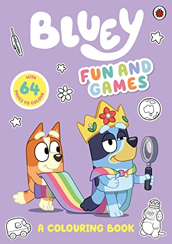 Stock image for Bluey: Fun and Games: A Colouring Book for sale by Blackwell's