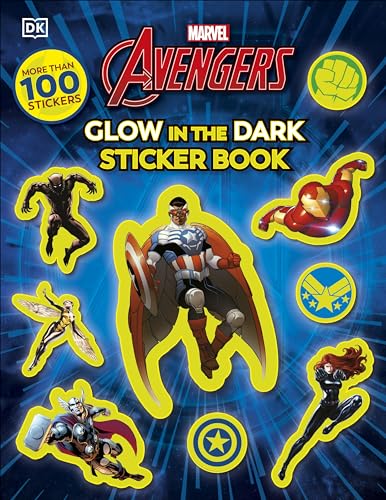 Beispielbild fr Marvel Avengers Glow in the Dark Sticker Book zum Verkauf von Blackwell's