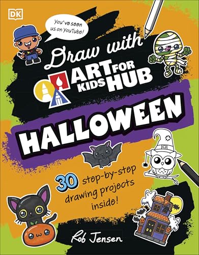 Immagine stock per Draw with Art for Kids Hub Halloween